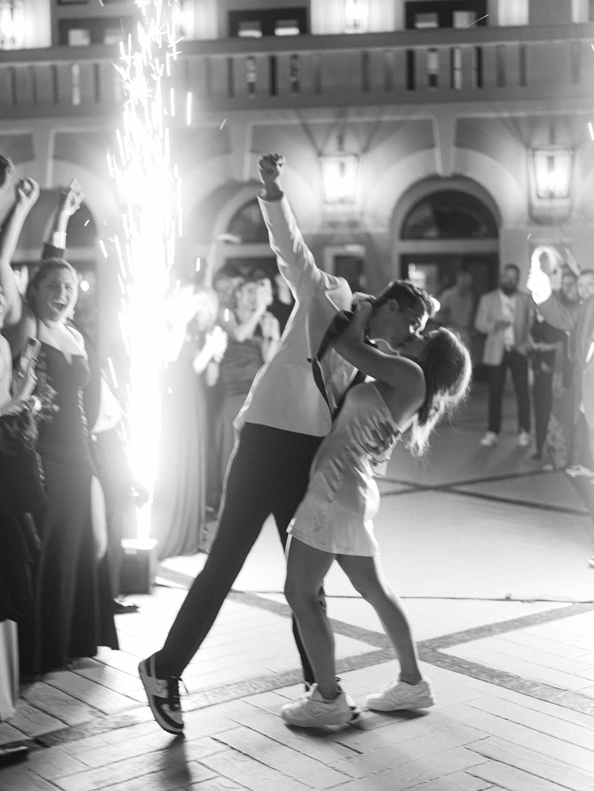 Dramatic Dance Floor Moment