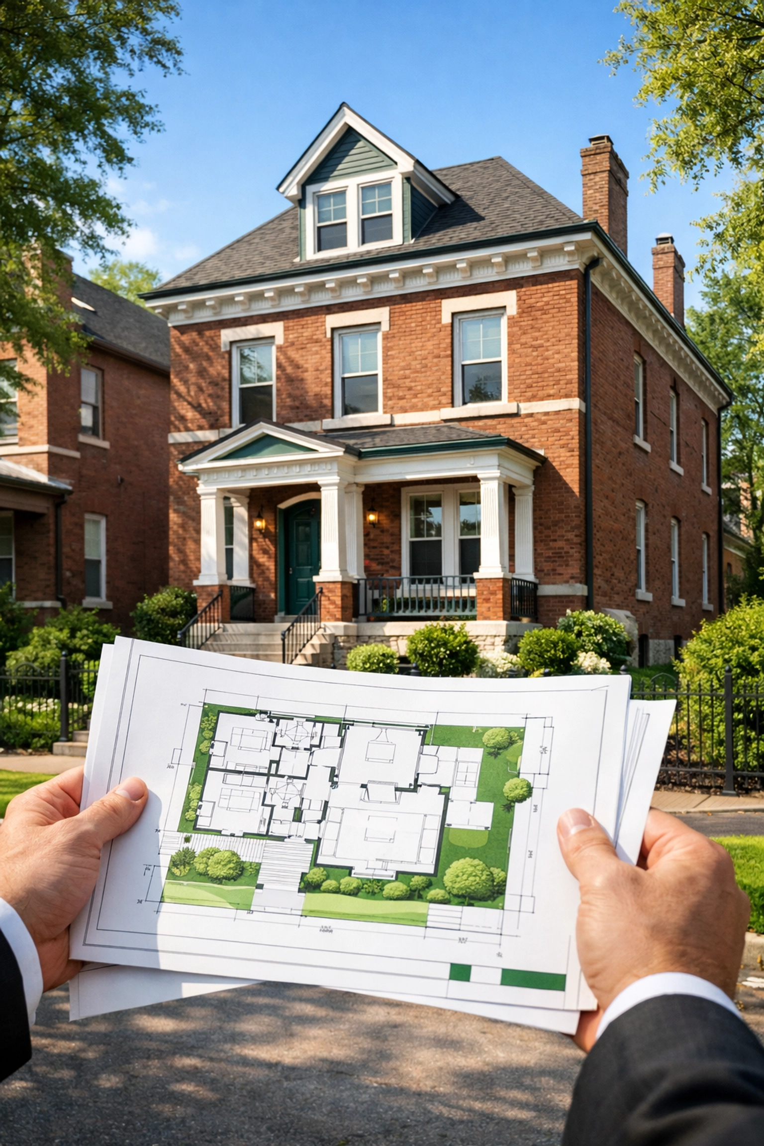 Professional using a hard money loan in Missouri to acquire and rehab a brick single-family rental property.