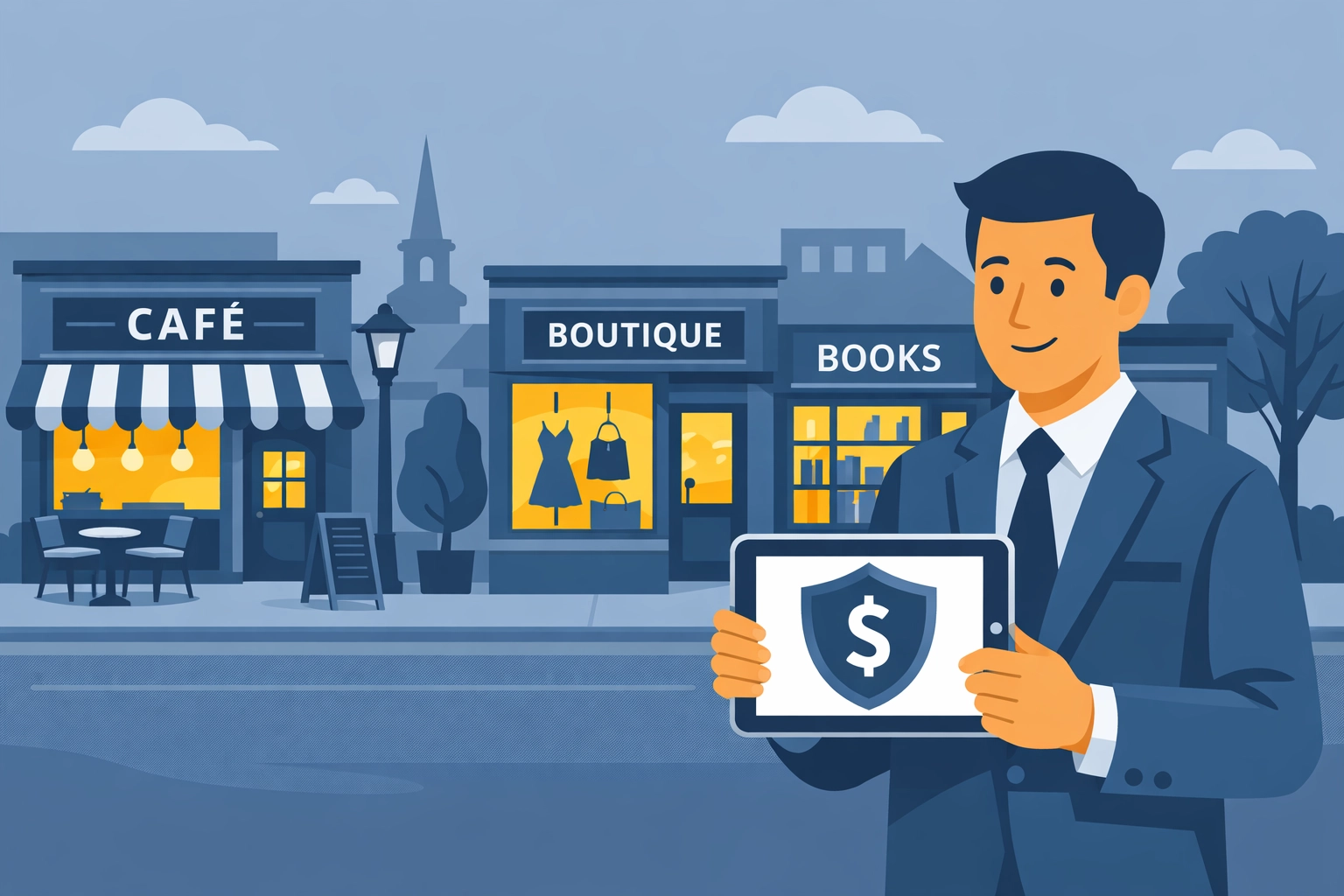 New Haven small business shops and a tax professional providing strategic planning for business income protection.