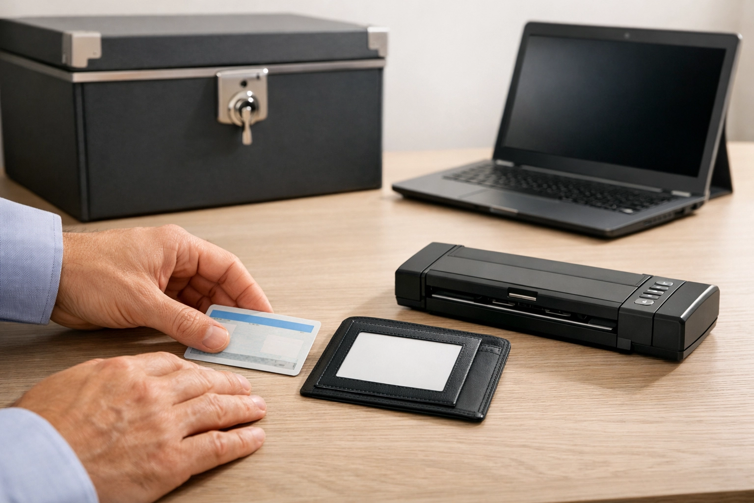 Secure ERO services workflow showing identity verification for a professional tax business without EFIN.