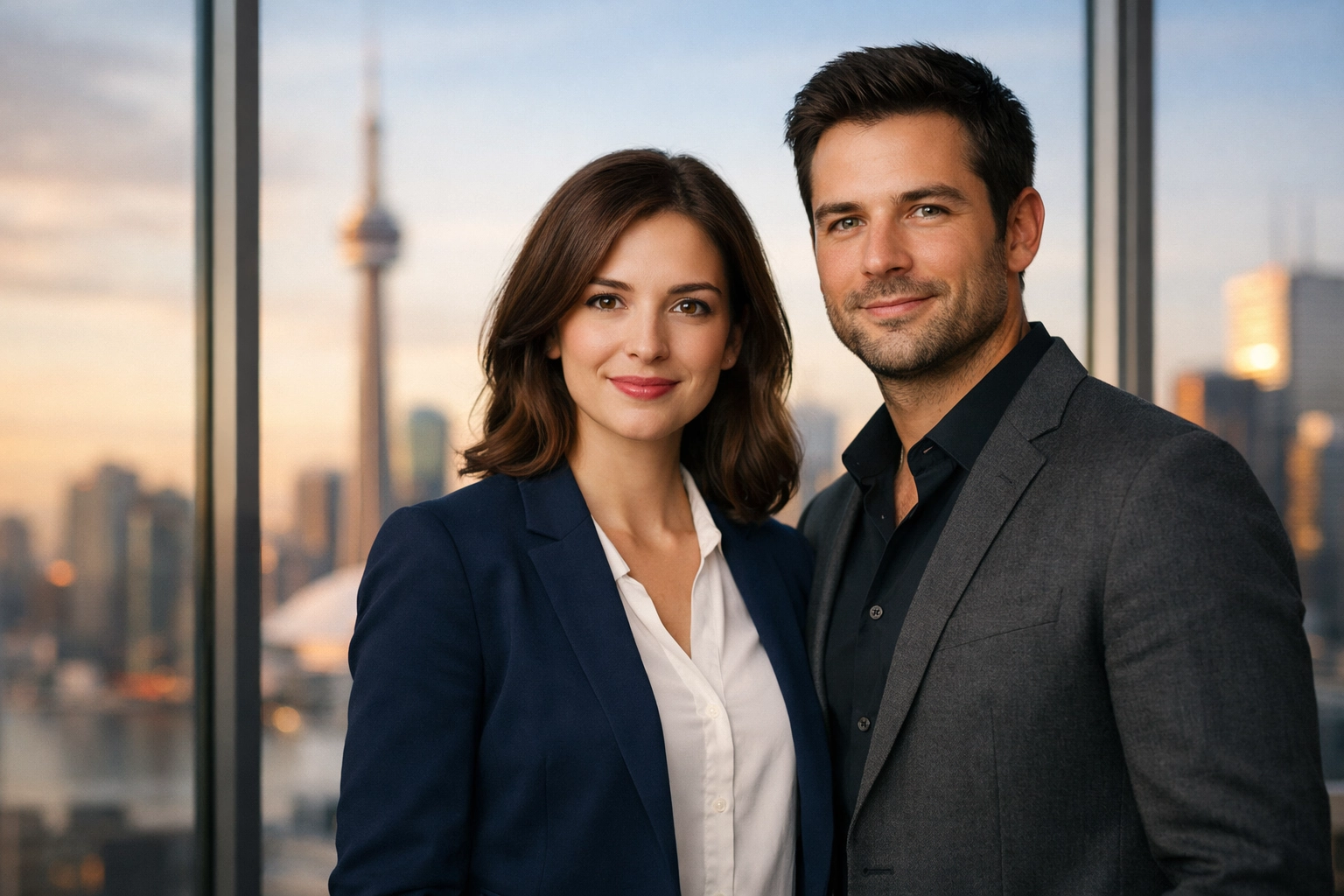 First-time homebuyers viewing Toronto real estate market opportunities