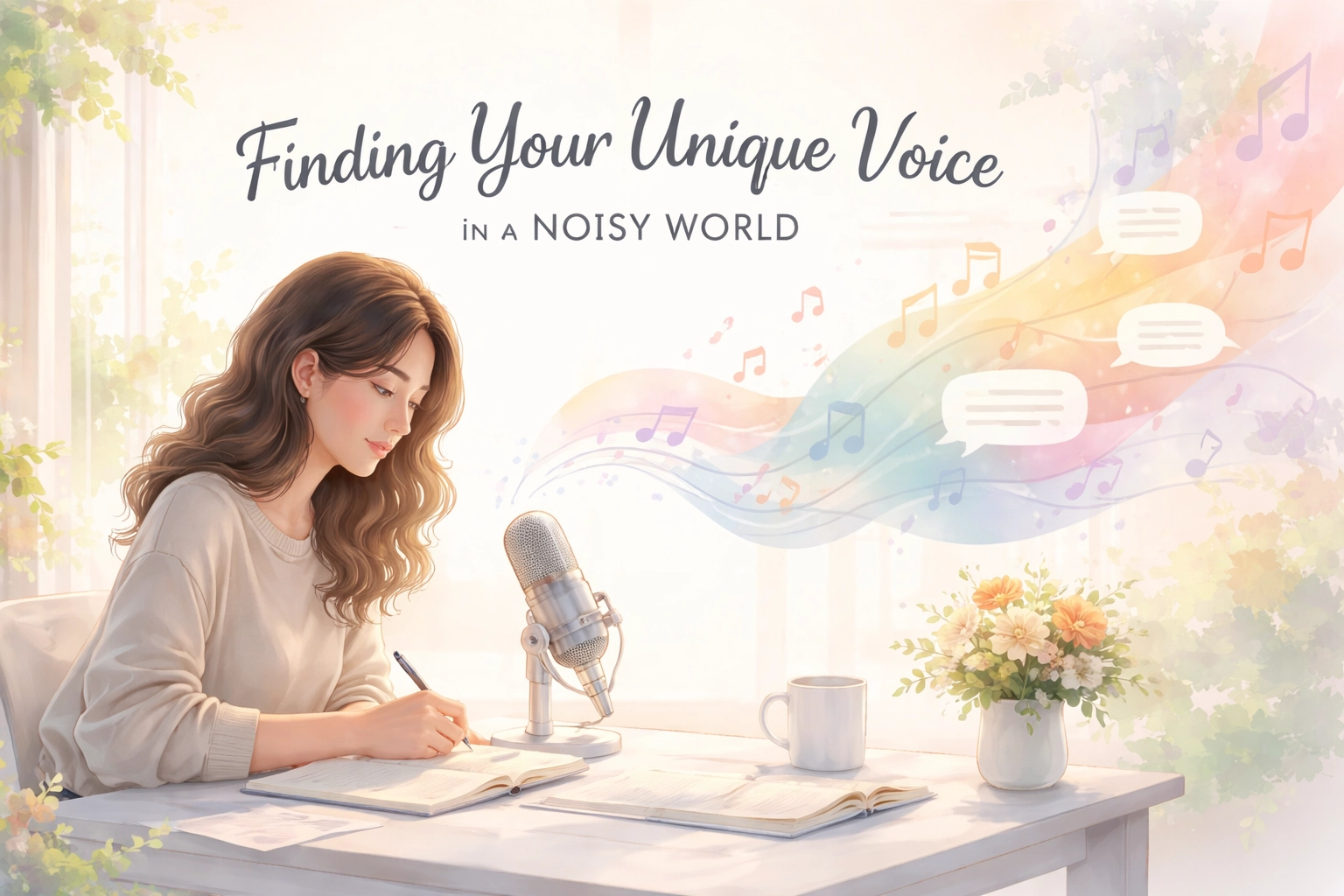 Have you ever scrolled through social media and felt like everyone has already said what you wanted to say, but better? Or maybe you've sat down to create something and that nagging voice whispered, "Who are you to share this? There are a million people doing the same thing." Yeah, I get it. The world is loud. Really loud. Between podcasts, YouTube channels, blogs, TikToks, and everyone with a smartphone becoming a content creator, it can feel impossible to stand out. But here's the thing: God didn't design you to blend in. He crafted you with a perspective, a story, and a voice that no one else on this planet can replicate. So let's talk about how you can find that voice, and more importantly, how you can use it for His glory.  What Does It Mean to "Find Your Voice"?  Finding your voice isn't about being the loudest person in the room or having the most followers. It's about discovering and expressing your authentic perspective, the unique way you see the world based on your experiences, values, and convictions. Think of it this way: your voice is the intersection of who you are , what you've been through , and what you believe . It's how you communicate truth in a way that resonates with the people God has called you to reach. Without your own voice, you end up living according to someone else's script. You copy styles that don't fit you. You chase trends that don't align with your calling. And honestly? It's exhausting. Finding your voice allows you to: Contribute something genuinely unique to the conversation Build authentic connections with your audience Make creative decisions that align with your God-given purpose  The Biblical Foundation for Your Unique Voice  Here's where it gets good. Your uniqueness isn't an accident, it's intentional design. Psalm 139:14 tells us we are "fearfully and wonderfully made." God didn't use a cookie-cutter when He created you. Every experience you've walked through, every struggle you've overcome, every quirky interest you have, it all matters. Consider how differently the four Gospel writers told the story of Jesus. Matthew wrote with a Jewish audience in mind. Mark was concise and action-packed. Luke was detailed and methodical. John was deeply theological and poetic. Same story, four completely different voices. And guess what? The Church needed all four. The same applies to you. The Kingdom needs your voice, not a watered-down version of someone else's. 1 Peter 4:10 reminds us: "Each of you should use whatever gift you have received to serve others, as faithful stewards of God's grace in its various forms." Your voice is a gift. Steward it well.  Practical Steps to Discover Your Voice  Okay, so how do you actually find  this voice of yours? Let's break it down into some practical steps.  1. Pay Attention to What Moves You  Start by noticing what genuinely excites you, angers you, or brings you to tears. What topics make you want to jump into a conversation? What injustices make you want to take action? What stories make your heart come alive? These emotional responses are clues. They point toward the themes and messages that are woven into your calling.  2. Reflect on Your Story  Your testimony matters more than you think. The battles you've fought, the valleys you've walked through, the mountaintop moments, they all shape your perspective. Take time to journal about your journey. Ask yourself: What has God taught me through my struggles? What transformation have I experienced? What would I want to tell my younger self? Your story gives you authority to speak on certain topics in a way that textbook knowledge never could.  3. Practice in Low-Stakes Environments  Finding your voice isn't a one-time revelation, it's a process. You don't have to nail it on day one. Try expressing your opinions in safe spaces first. Share thoughts in a small group. Write blog posts that only your close friends read. Record videos just for practice. The more you express yourself, the more you'll discover what feels authentic versus what feels forced. One helpful exercise: record yourself speaking for three minutes daily for a few weeks. Then listen back. You'll start to notice patterns, what sounds like you  and what sounds like you're trying to be someone else.  4. Separate Performance from Authenticity  This one's huge. There's a difference between sharing your genuine perspective and performing for approval. Ask yourself: Am I saying this because I believe it, or because I think it's what people want to hear? Am I creating this because it aligns with my calling, or because it's trending? Performance leads to burnout. Authenticity leads to sustainability.  Overcoming the Fear of Being Heard  Let's be real, putting yourself out there is scary. What if people disagree? What if they criticize? What if they just... ignore you? Here's a truth that might sting a little: not everyone will resonate with your voice. And that's okay. In fact, that's by design. You're not called to reach everyone. You're called to reach the people God has assigned to you. The ones who need to hear the message the way you  deliver it. When fear creeps in, remember: God doesn't call the equipped; He equips the called.  Moses had a stutter. David was a shepherd boy. Peter was impulsive. God used them all. Comparison is the thief of calling.  Stop measuring your chapter one against someone else's chapter twenty. Obedience matters more than outcome.  Your job is to be faithful with what God has given you. The results are His responsibility. 2 Timothy 1:7 says, "For God has not given us a spirit of fear, but of power and of love and of a sound mind." That fear you feel? It's not from Him. Step forward anyway.  Using Your Voice for Kingdom Purposes  Finding your voice isn't about building your personal brand or gaining influence for influence's sake. It's about stewarding the platform God gives you for His purposes. Here are some ways to keep your voice Kingdom-focused: Point people to Jesus.  Whatever you create, whatever you share, let it ultimately direct attention to Him, not just to you. Serve your audience.  Think less about what you want to say and more about what your audience needs to hear. Stay rooted in Scripture.  Let the Word be your foundation. Trends fade, but truth endures. Be willing to decrease.  John the Baptist said, "He must increase, but I must decrease" (John 3:30). Hold your platform with open hands.  You Were Made for This  The world doesn't need another copy. It needs you, the real, authentic, God-designed you. Yes, the digital landscape is crowded. Yes, it can feel overwhelming. But here's what I want you to hold onto: there are people out there who need to hear the Gospel wrapped in your  story, delivered in your  style, through your  unique perspective. Don't let the noise silence you. Take the first step. Practice. Reflect. Pray. And trust that the One who gave you a voice will show you exactly how to use it. Your voice matters. Now go find it.