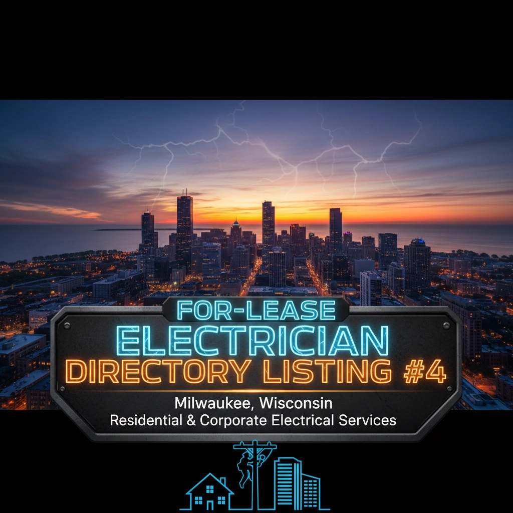 FOR-LEASE ELECTRICIAN DIRECTORY LISTING Milwaukee, Wisconsin – Residential  Corporate Electrical Services