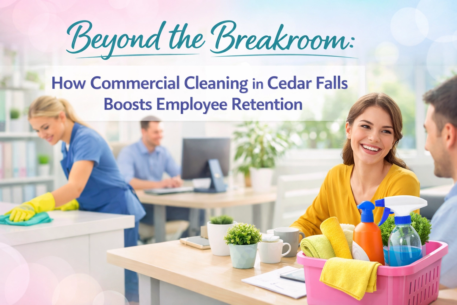 [HERO] Beyond the Breakroom: How Commercial Cleaning in Cedar Falls Boosts Employee Retention