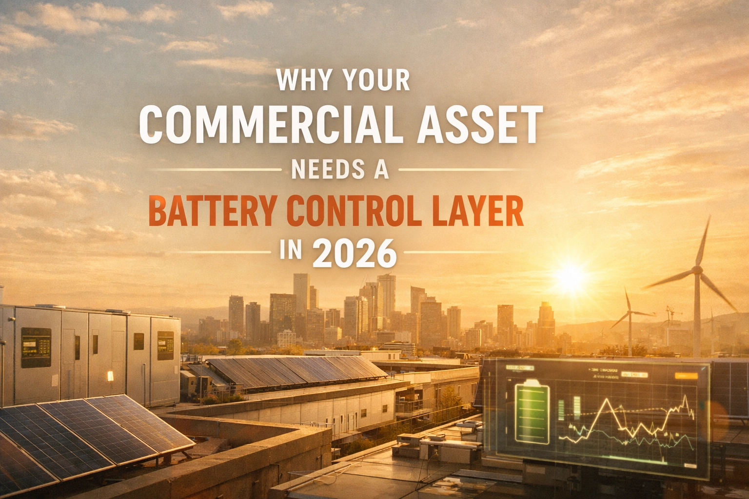 [HERO] Why Your Commercial Asset Needs a Battery Control Layer in 2026