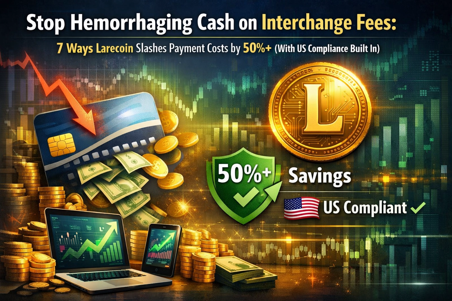 [HERO] Stop Hemorrhaging Cash on Interchange Fees: 7 Ways Larecoin Slashes Payment Costs by 50%+ (With US Compliance Built In)
