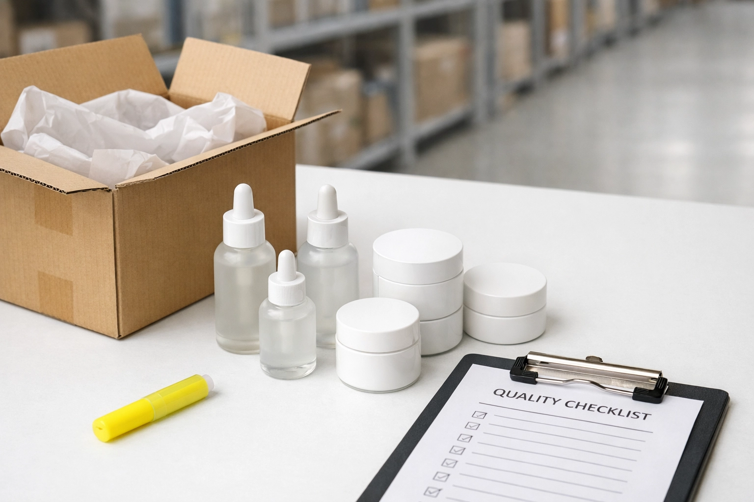 Wholesale Korean skincare inventory and shipping boxes for Amazon FBA beauty sellers.