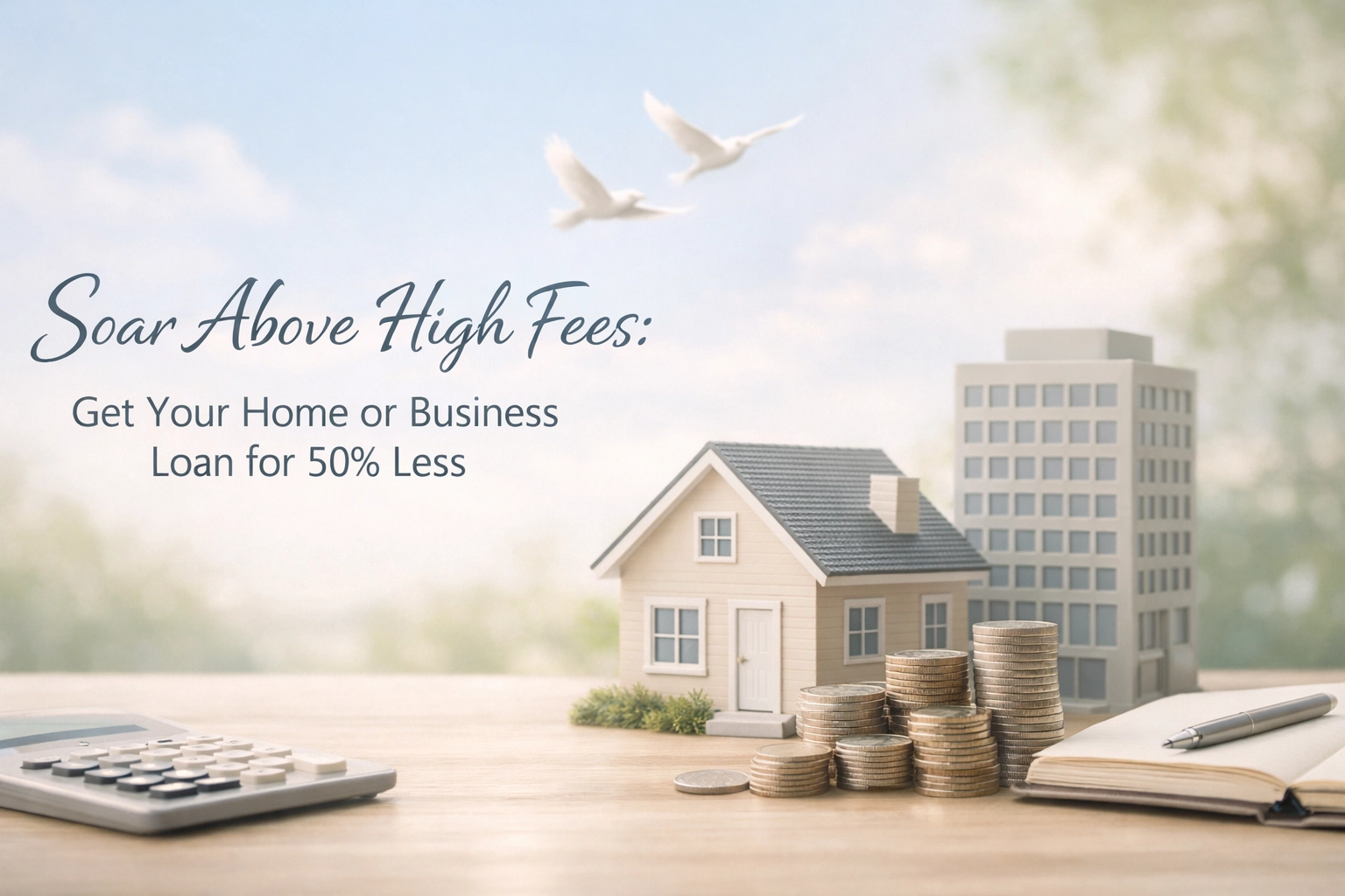 [HERO] Soar Above High Fees: Get Your Home or Business Loan for 50% Less