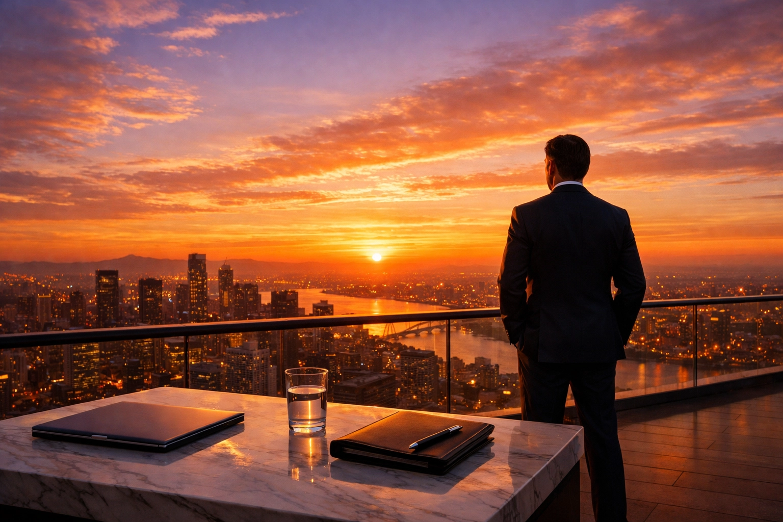 A business leader enjoying freedom and strategic clarity after scaling with a fractional COO.