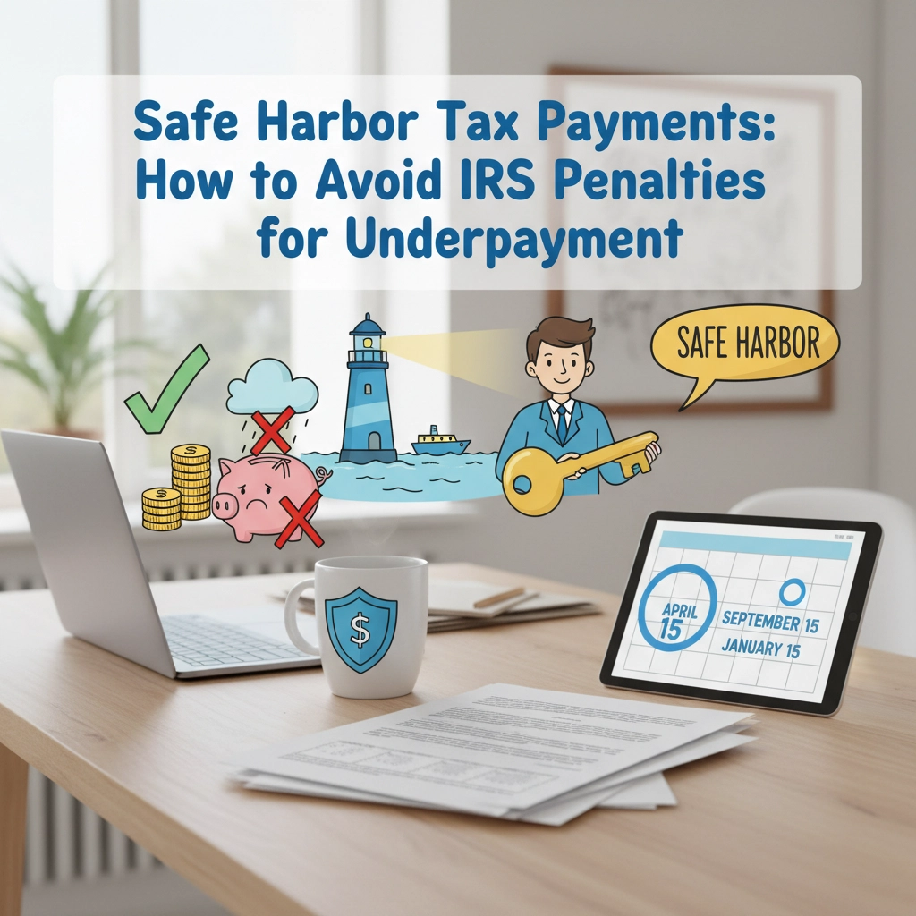 Safe Harbor Tax Payments: How to Avoid IRS Penalties for Underpayment
