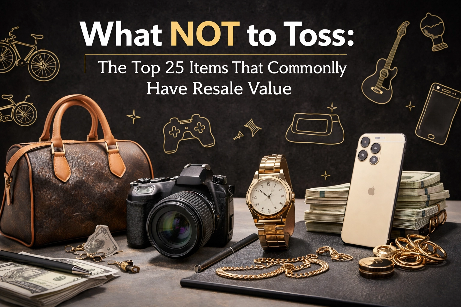 [HERO] What NOT to Toss: The Top 25 Items That Commonly Have Resale Value