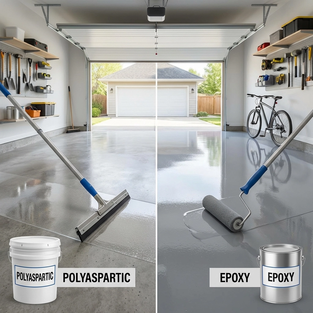 [HERO] Polyaspartic Vs Epoxy Floor Coating: Which Is Better For Your Garage?