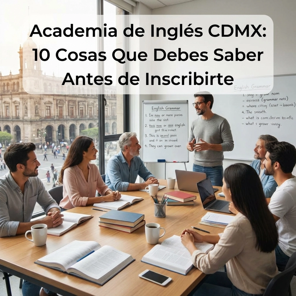Academia de Inglés CDMX: 10 Cosas Que Debes Saber Antes de Inscribirte