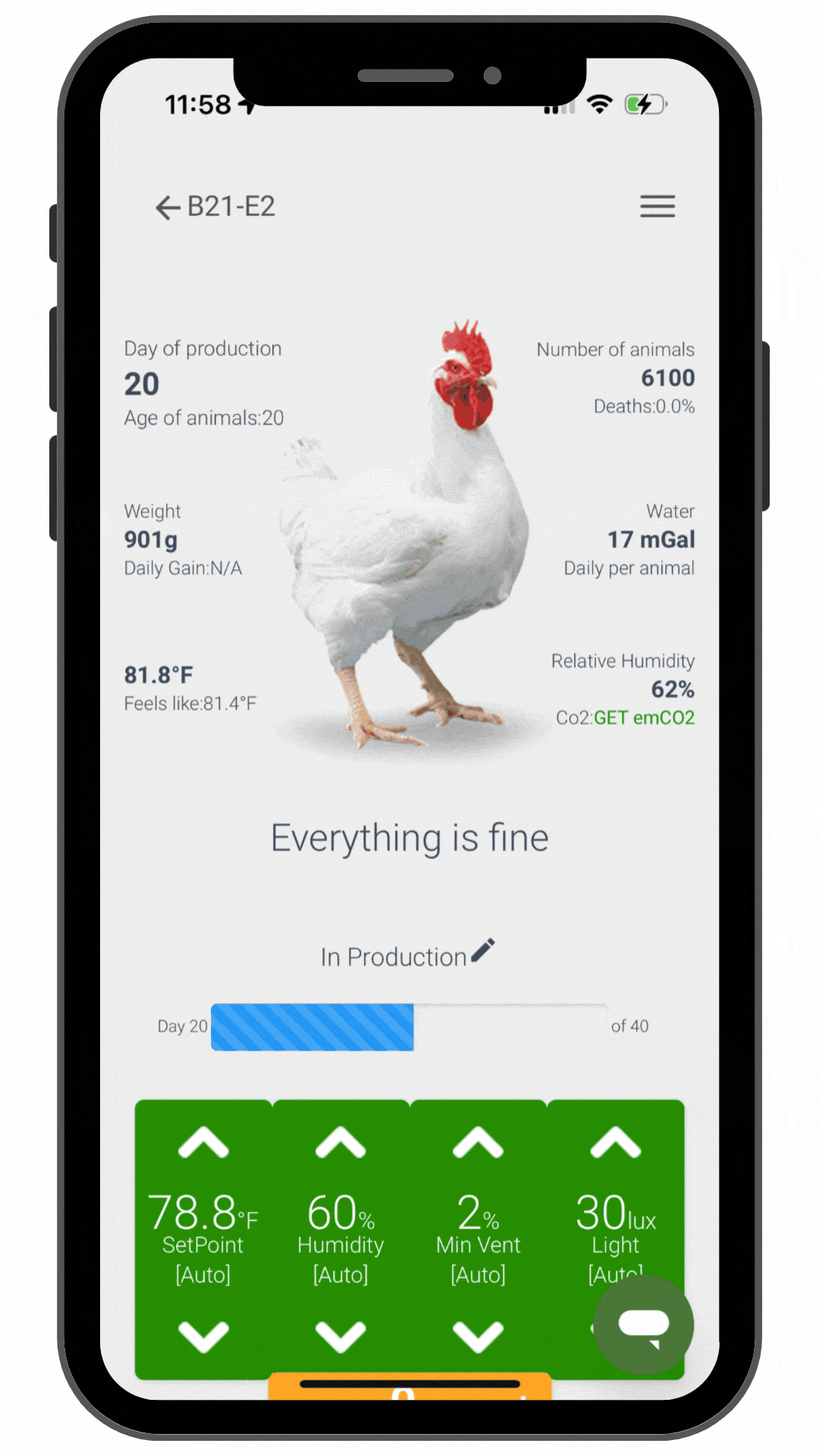 Interface de monitoring Agrimesh