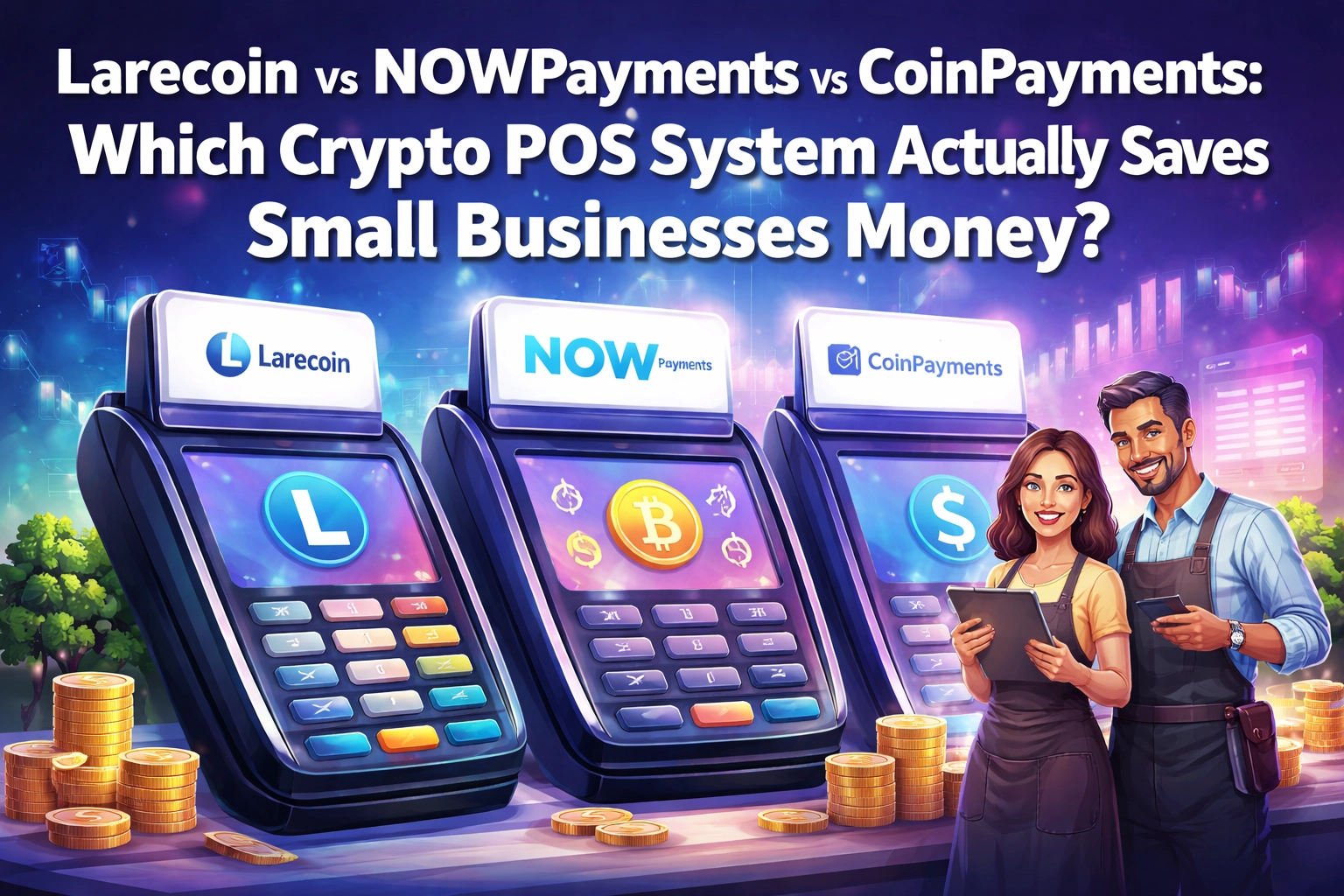 [HERO] Larecoin Vs NOWPayments Vs CoinPayments: Which Crypto POS System Actually Saves Small Businesses Money?