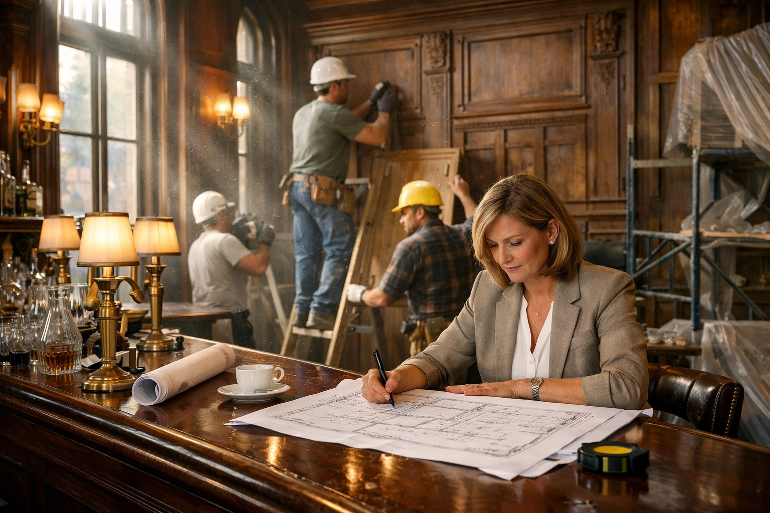 Historic San Francisco restaurant undergoing renovation and restoration for 2026 reopening