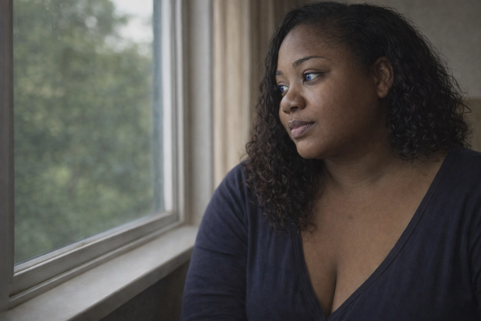 Soft light through a window