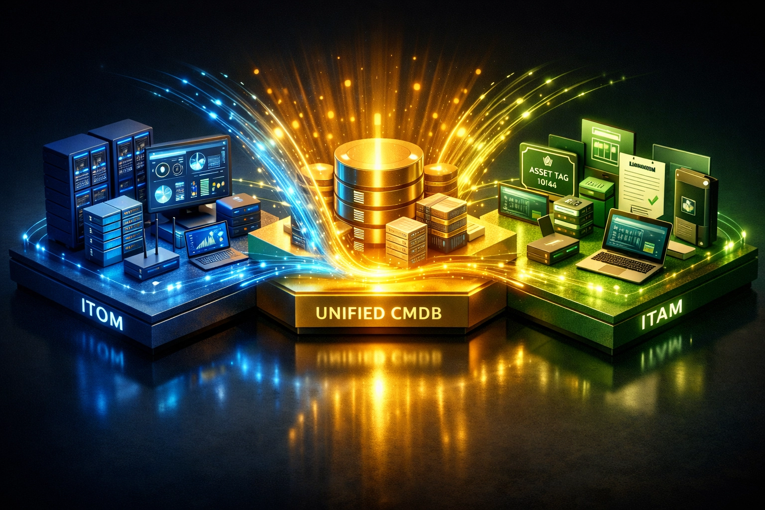 ITOM and ITAM integration merging into unified ServiceNow CMDB platform