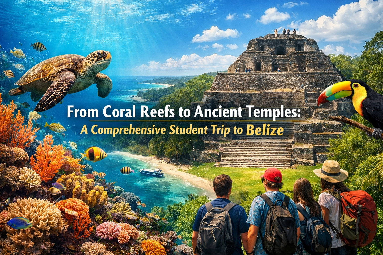 [HERO] From Coral Reefs to Ancient Temples: A Comprehensive Student Trip to Belize