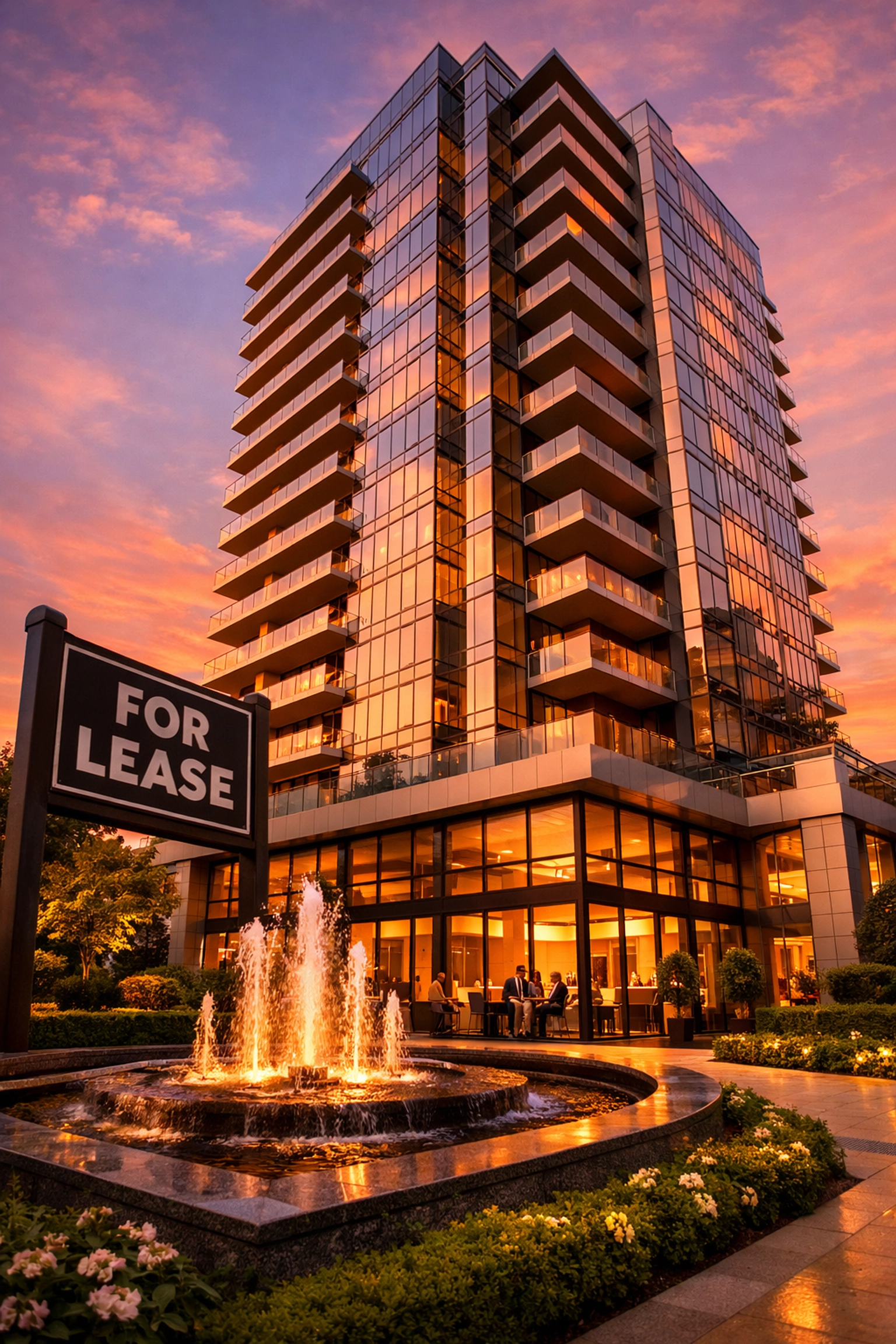 Modern commercial real estate building representing stable income-generating property investments