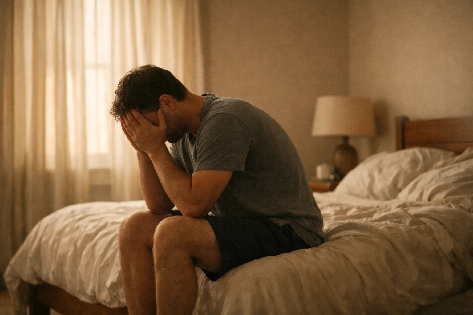 Férfi gondolataiba merülve - a merevedési zavar pszichés háttere és önreflexió