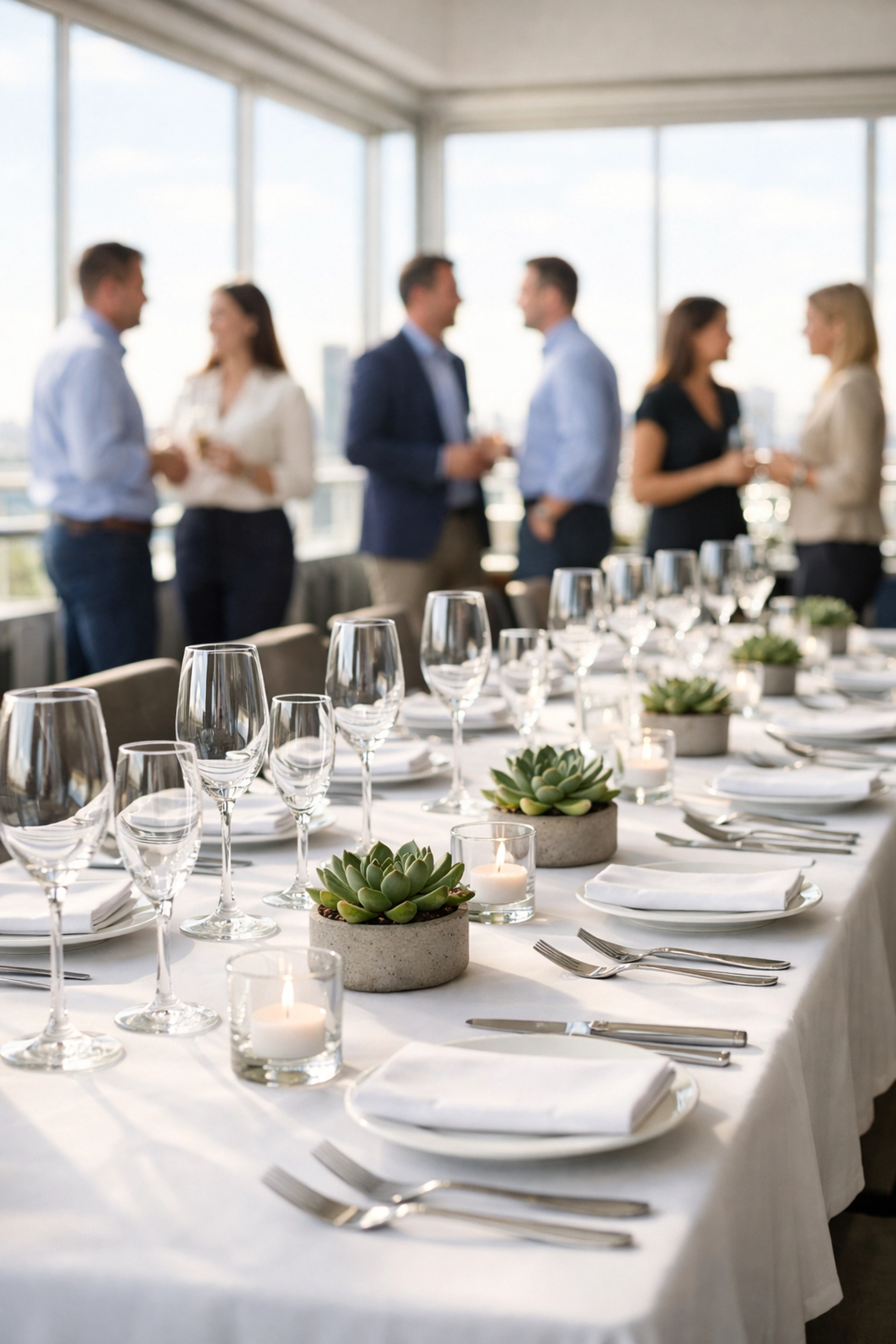 NEWSLETTER: The Ultimate Guide to Super Bowl Executive Comfort: Everything You Need to Succeed Elegant rooftop dining setup designed for high-level corporate networking and executive hospitality.