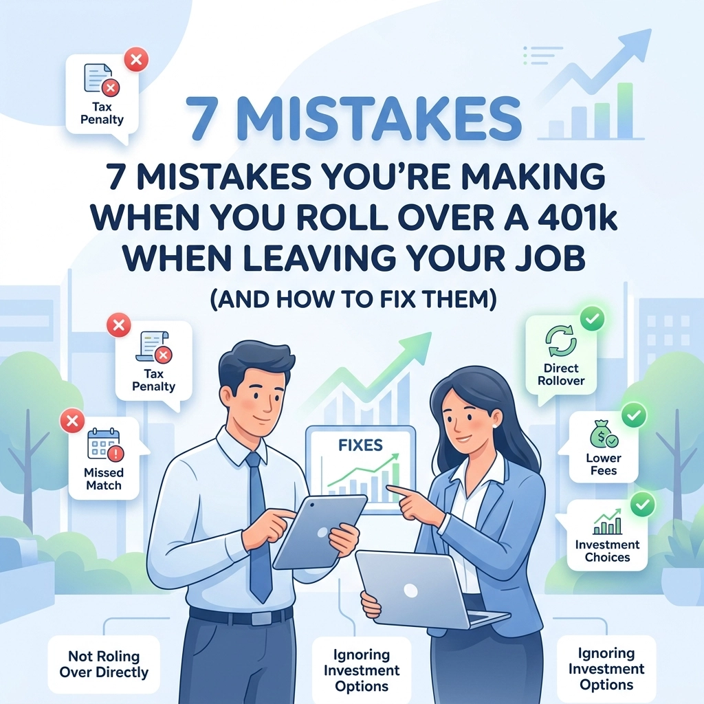 [HERO] 7 Mistakes You’re Making When You Roll Over a 401k When Leaving Your Job (and How to Fix Them)