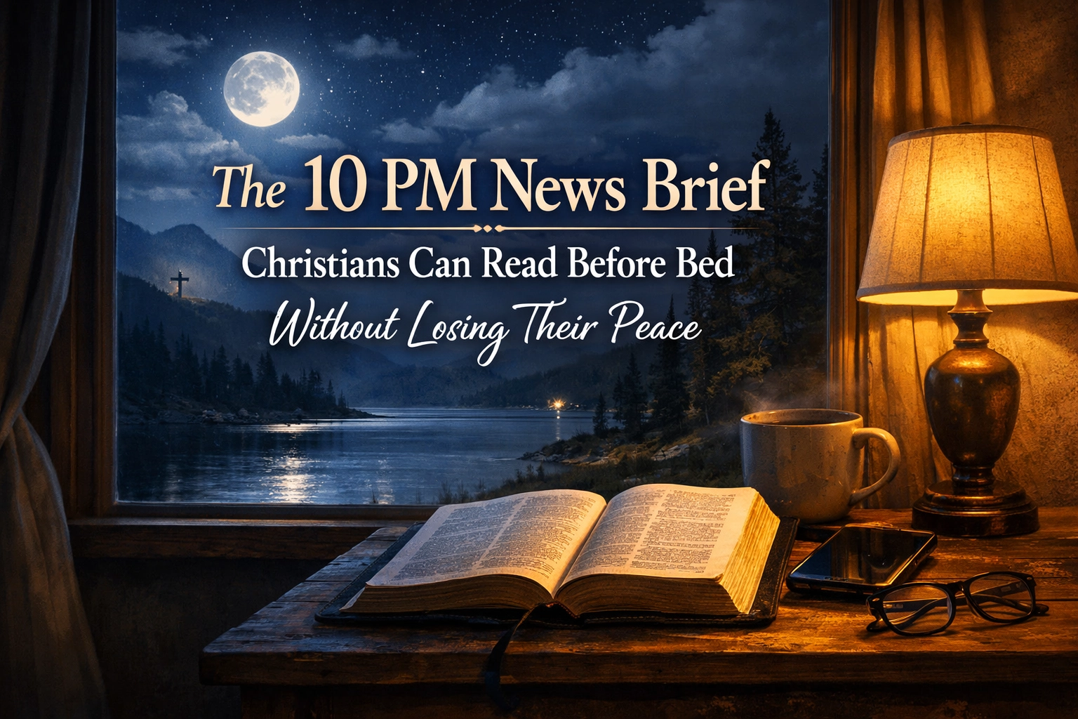 [HERO] The 10 PM News Brief Christians Can Read Before Bed Without Losing Their Peace