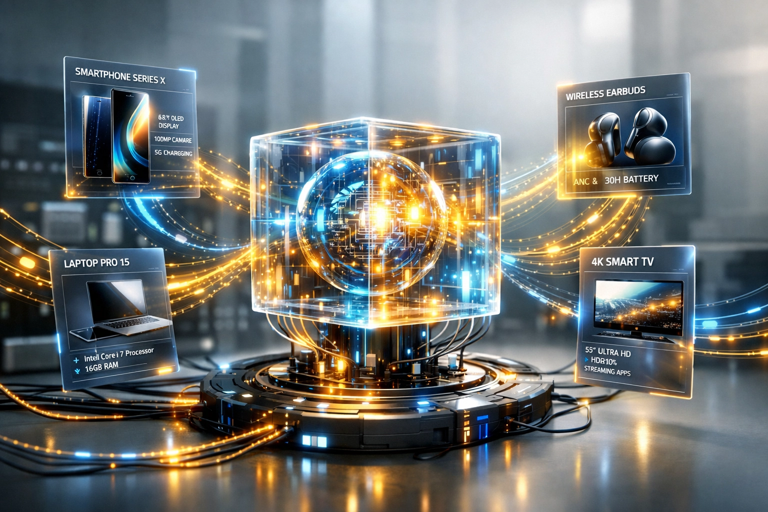 AI agent processing B2B digital product data and technical specifications.