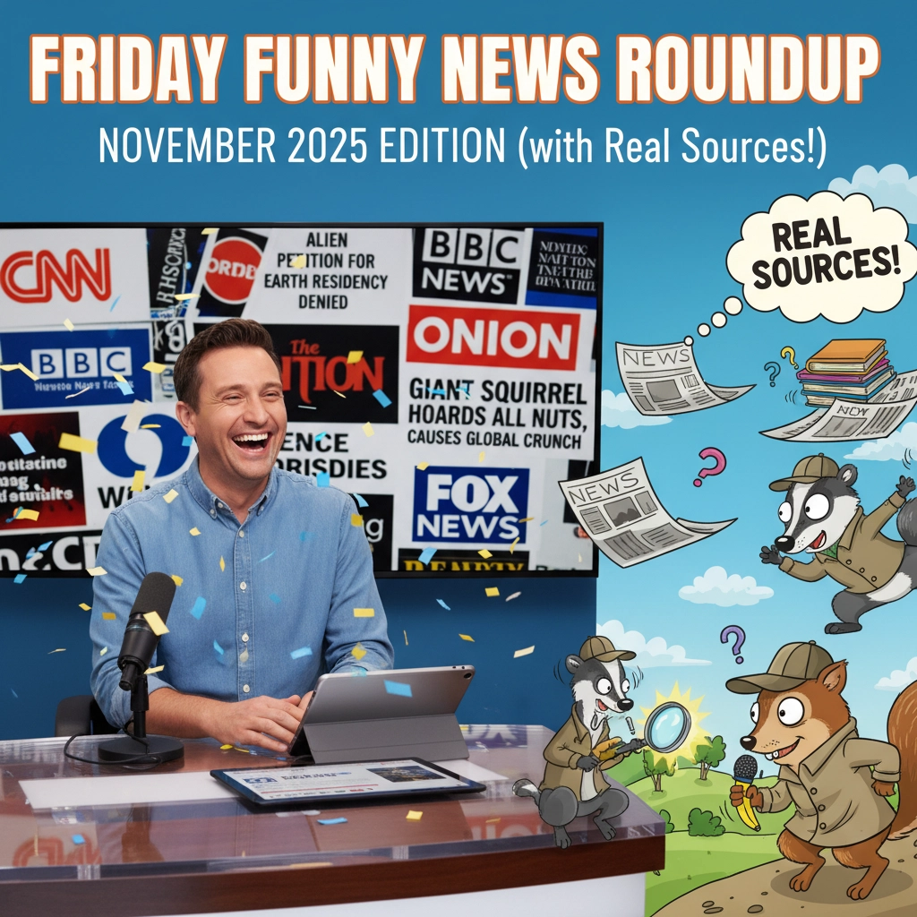 Friday Funny News Roundup: November 2025 Edition (with Real Sources!)