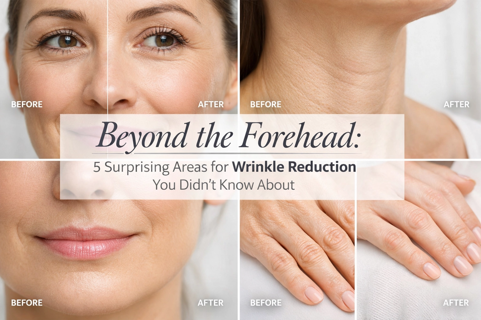 [HERO] Beyond the Forehead: 5 Surprising Areas for Wrinkle Reduction You Didn