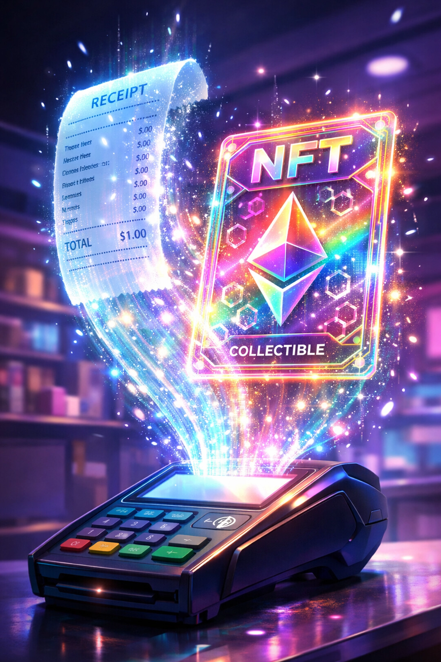 NFT receipt technology transforming traditional POS transaction records