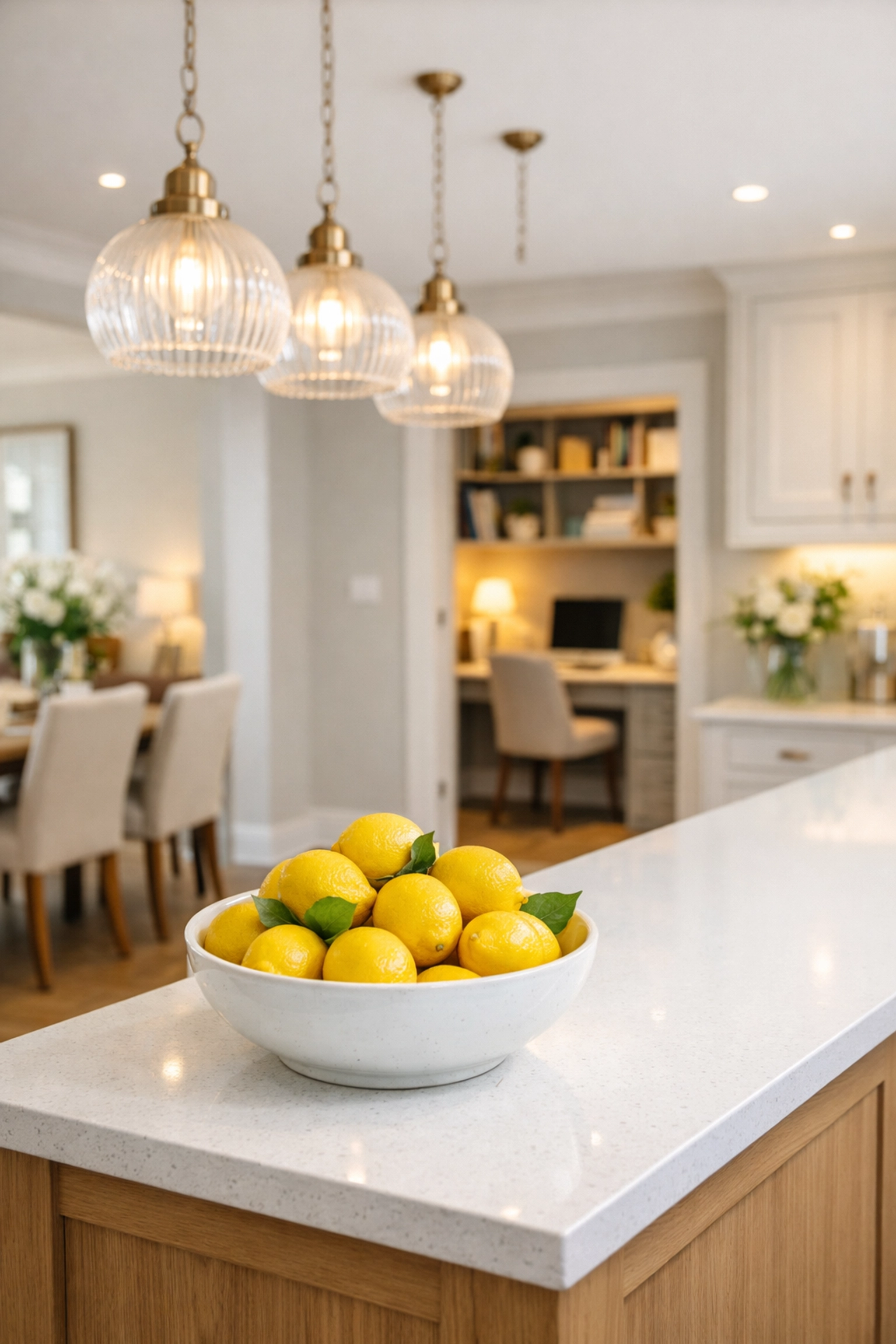 A modern Surrey kitchen highlighting the rewards of seeking remortgage advice for home improvements.