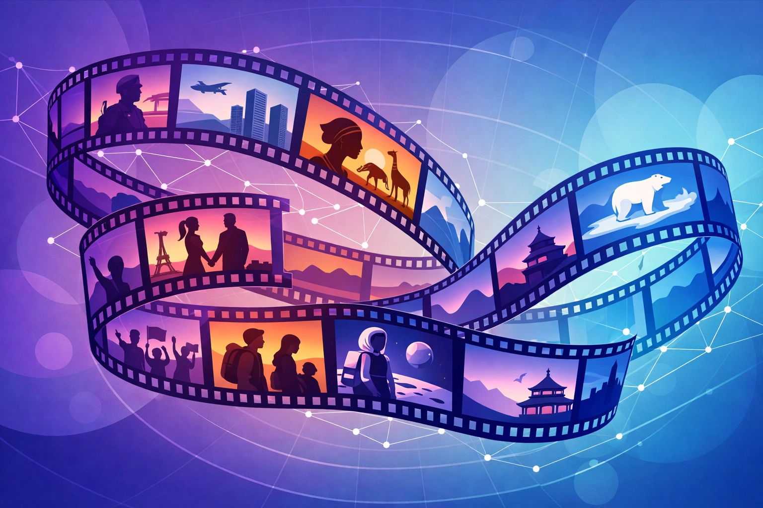 Global short film collection showcasing diverse international stories and worldwide cinema