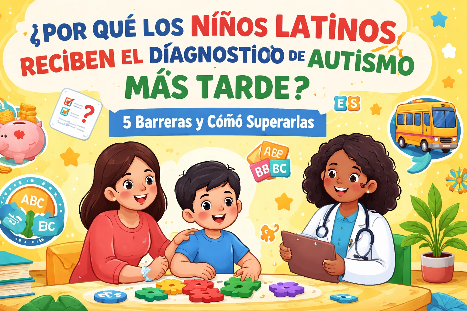 [HERO] ¿Por Qué los Niños Latinos Reciben el Diagnóstico de Autismo Más Tarde? 5 Barreras y Cómo Superarlas