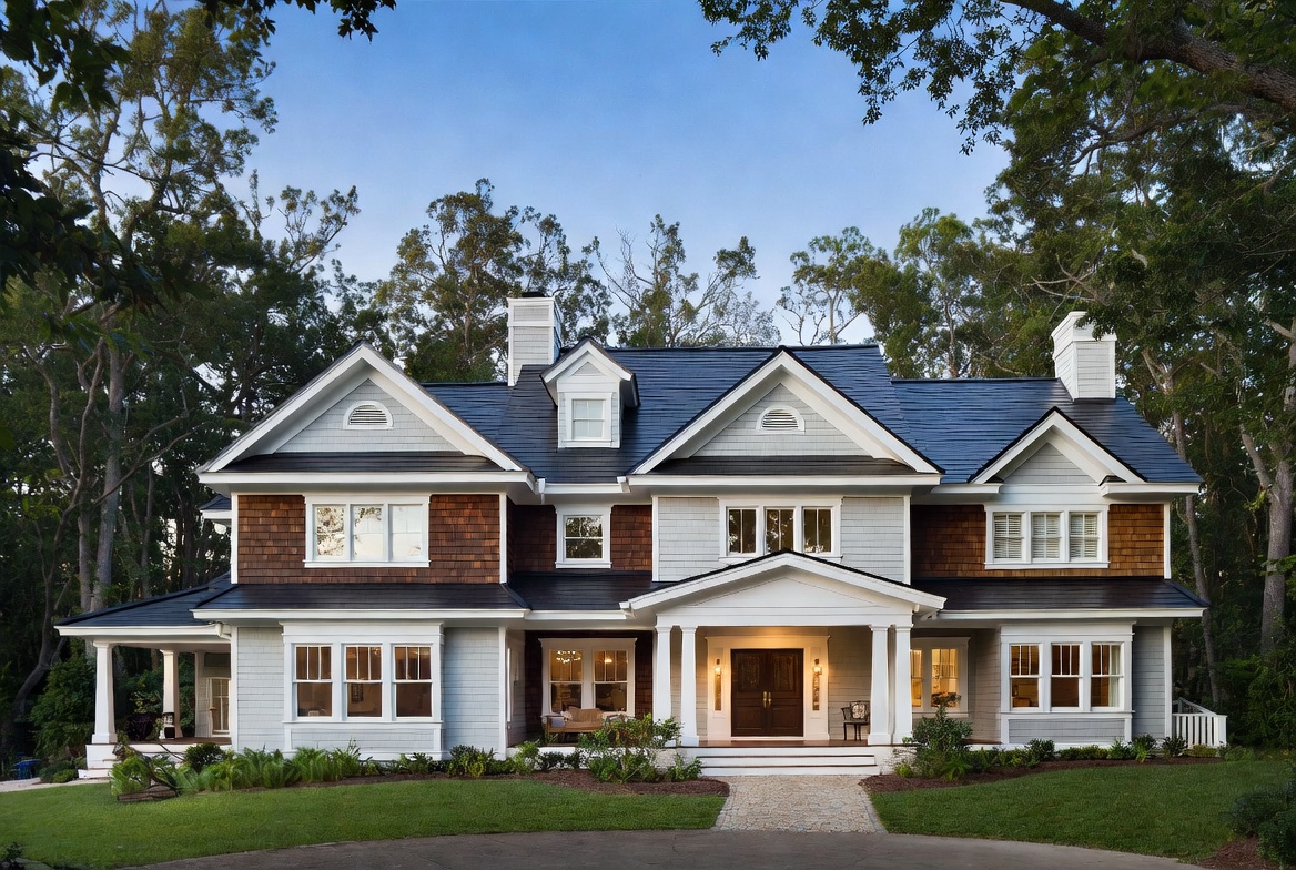 Two-story craftsman-style home