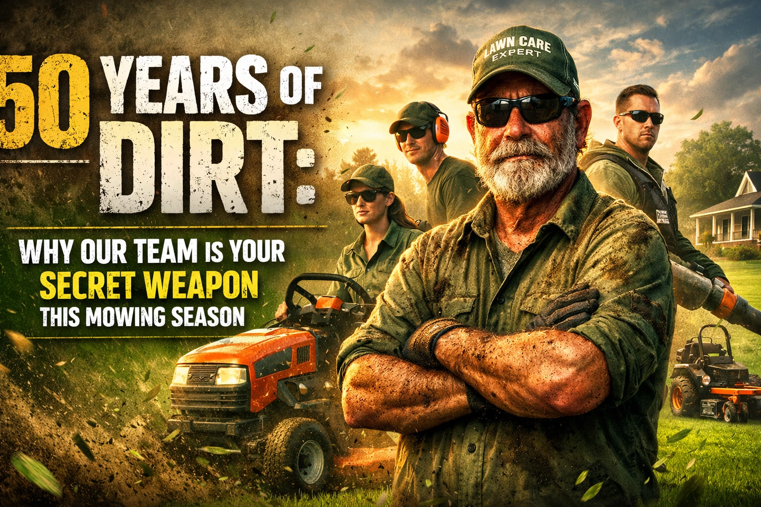 [HERO] 50 Years of Dirt: Why Our Team is Your Secret Weapon This Mowing Season