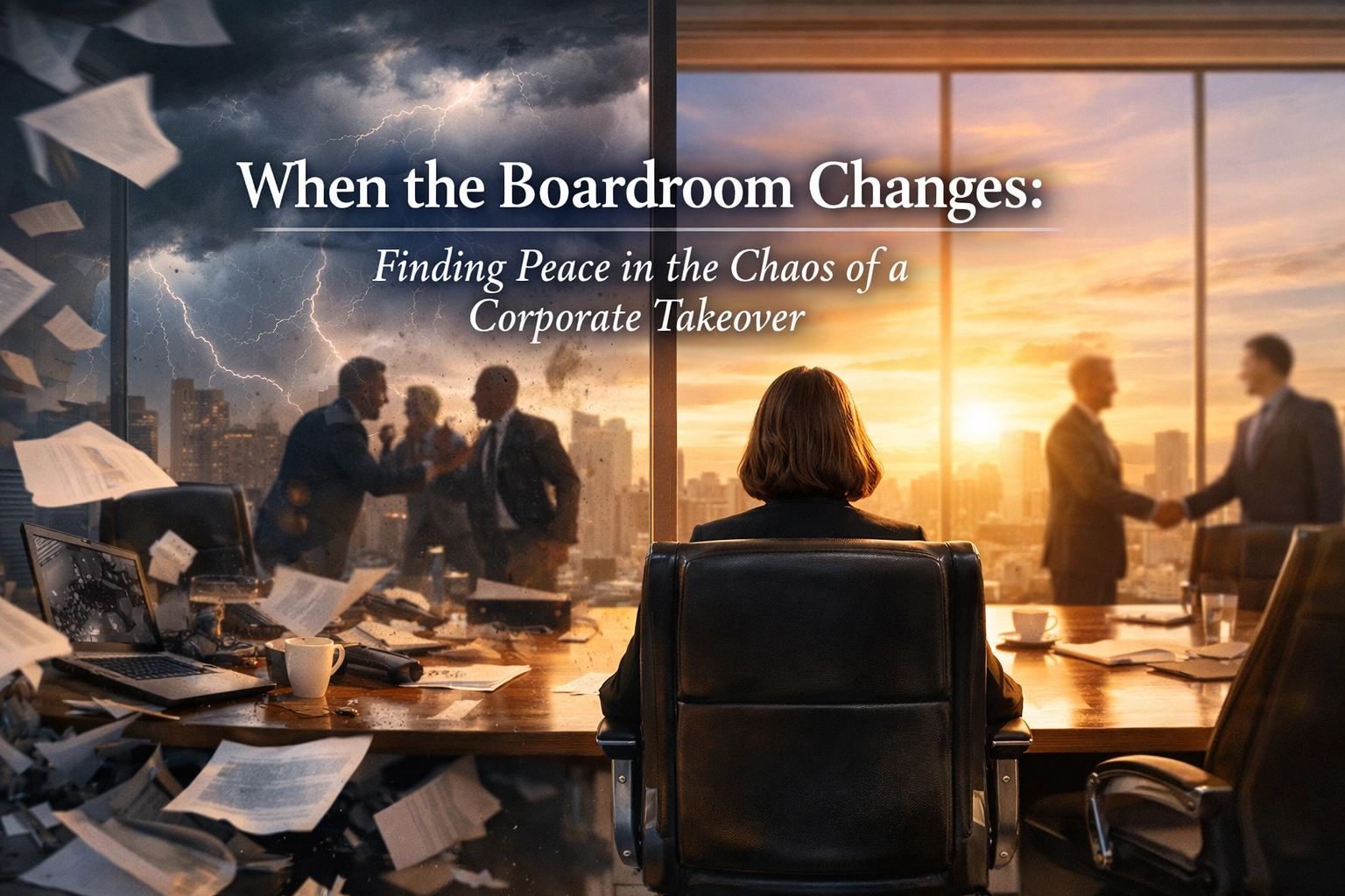 [HERO] When the Boardroom Changes: Finding Peace in the Chaos of a Corporate Takeover