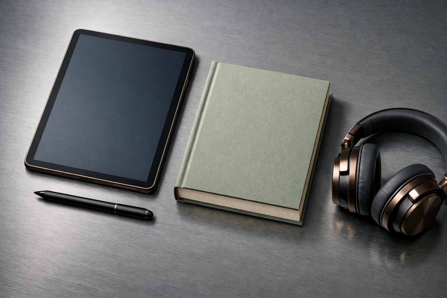 Digital lead magnets and content marketing strategy tools on a tablet for small business lead generation.