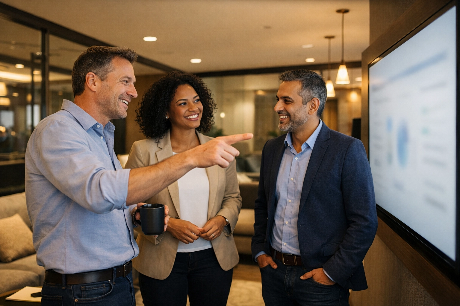 IT consultants collaborating on a ServiceNow implementation roadmap to drive massive business ROI.