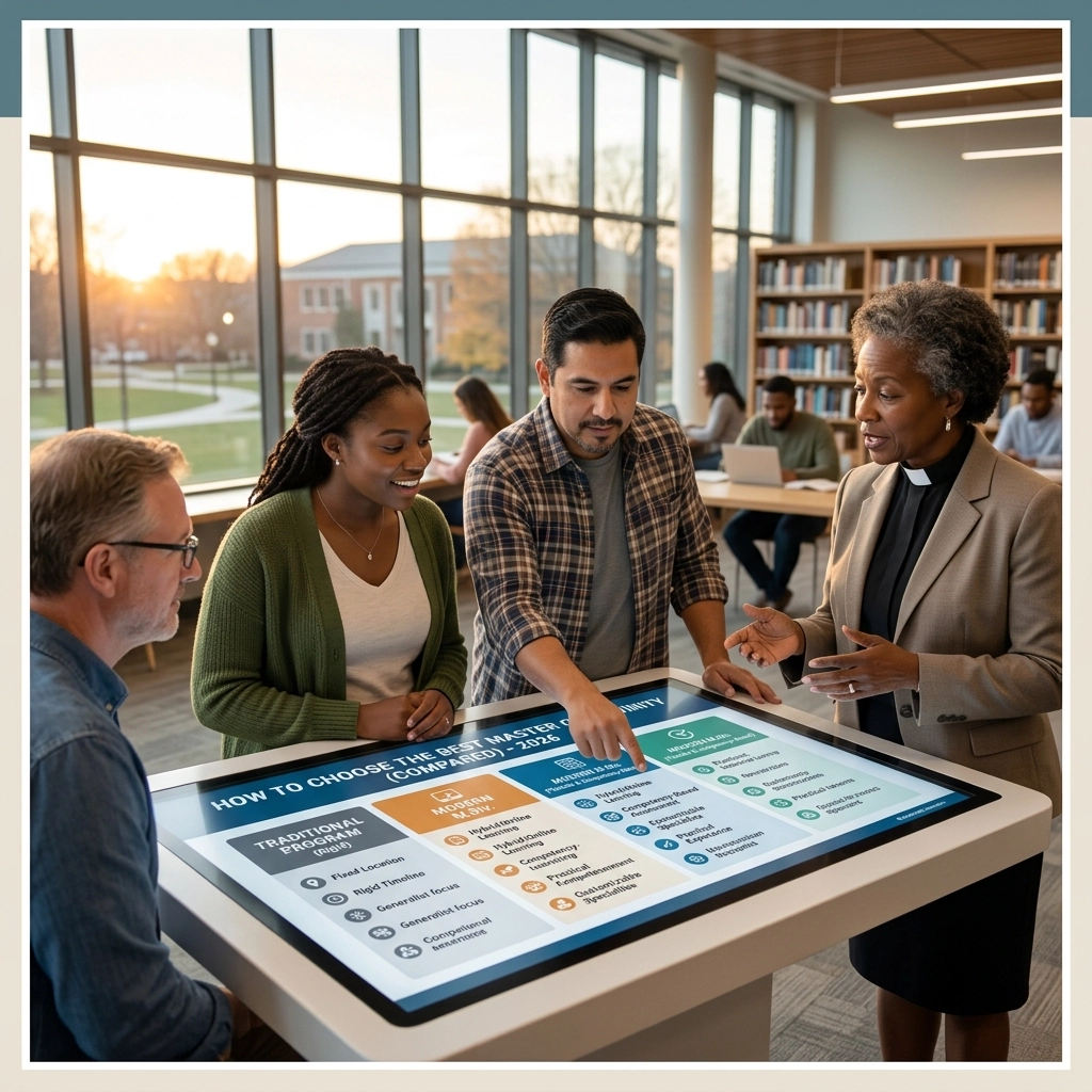 [HERO] How to Choose the Best Master of Divinity (Compared): Why Flexibility and Competency Matter in 2026