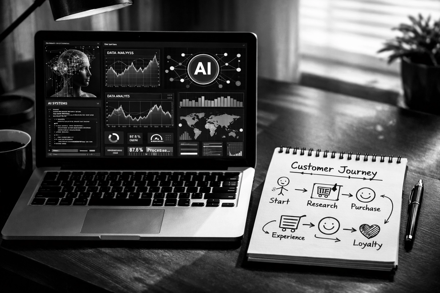 Marketing analytics workspace showing data-driven Super Bowl advertising ROI measurements