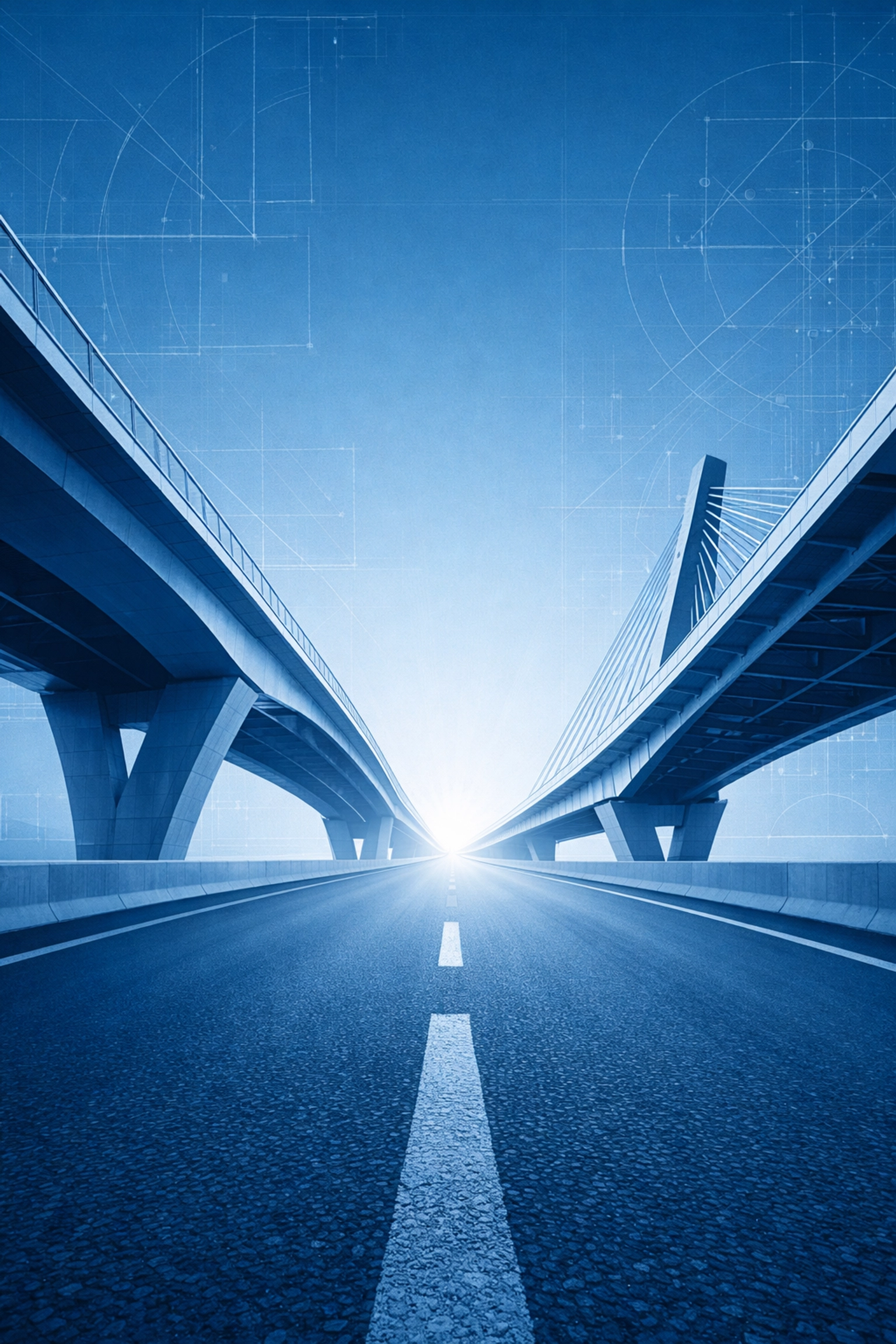 Two paths merging into one road symbolizing a successful accountancy practice merger and acquisition journey.