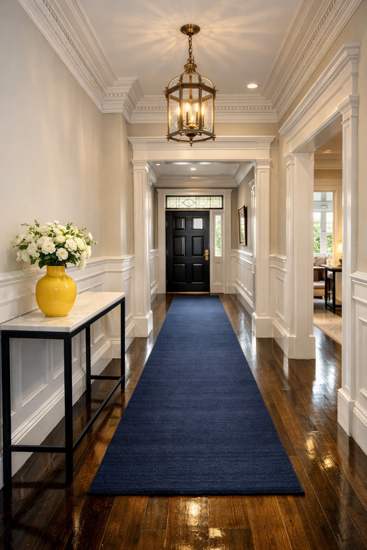 Pristine historic home entryway showcasing professional house cleaning Cambridge MA results.