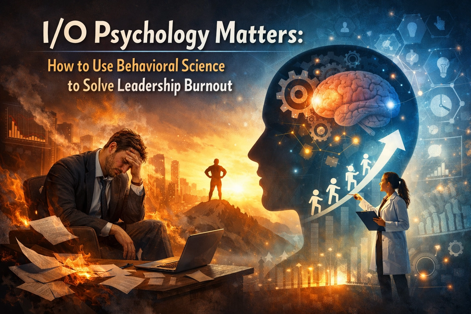 [HERO] I/O Psychology Matters: How to Use Behavioral Science to Solve Leadership Burnout