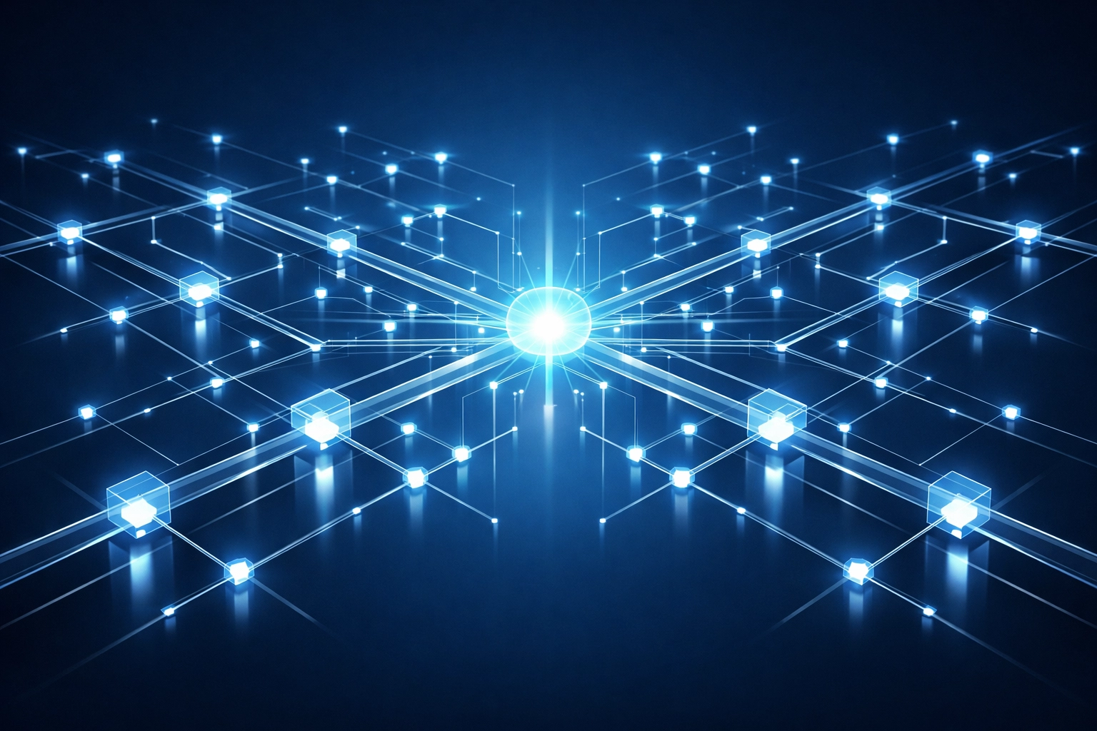 Conceptual digital nervous system showing scalable automation architecture for high-ticket service businesses.