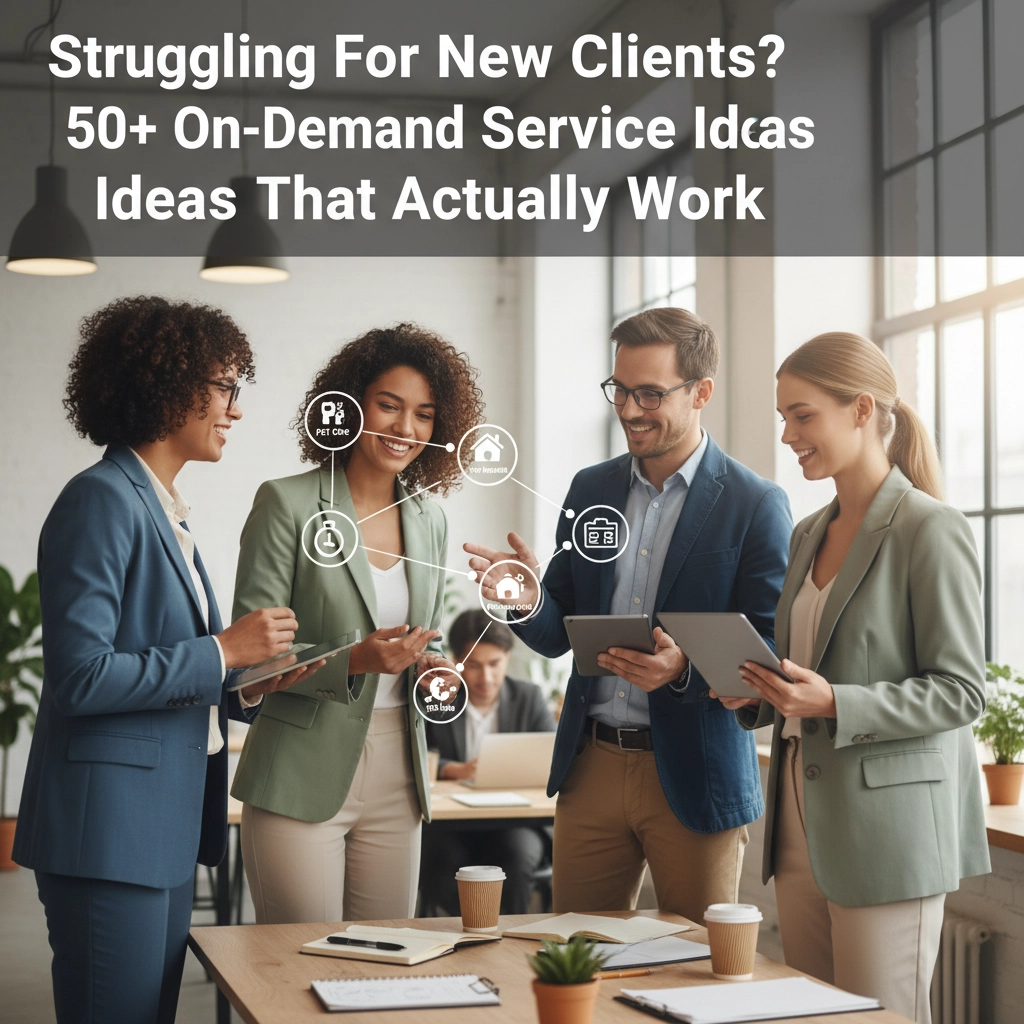Struggling For New Clients? 50+ On-Demand Service Ideas That Actually Work