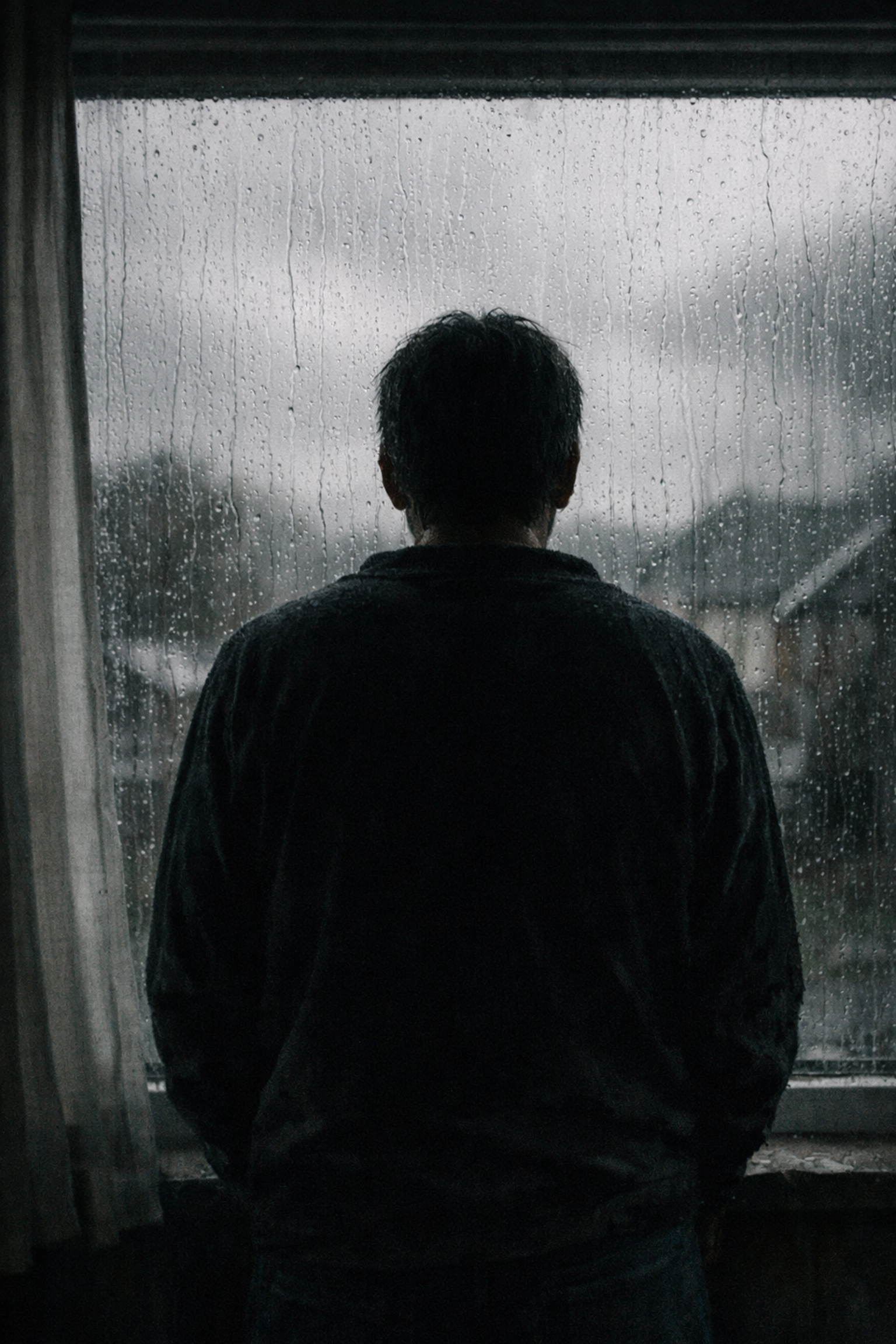 Addiction recovery survivor reflecting on the long journey of healing from medical malpractice