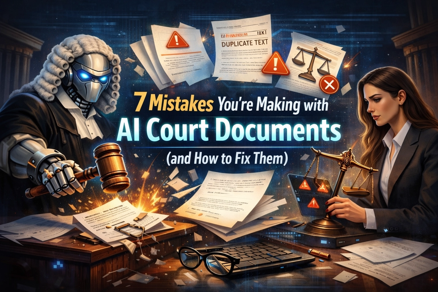 7 Mistakes You're Making with AI Court Documents