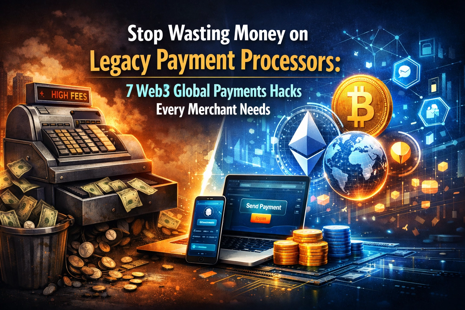[HERO] Stop Wasting Money on Legacy Payment Processors: 7 Web3 Global Payments Hacks Every Merchant Needs